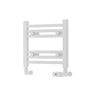Eastbrook Biava Multirail Hidden Vent 360 x 400 Horizontal Straight Matt White Towel Rail