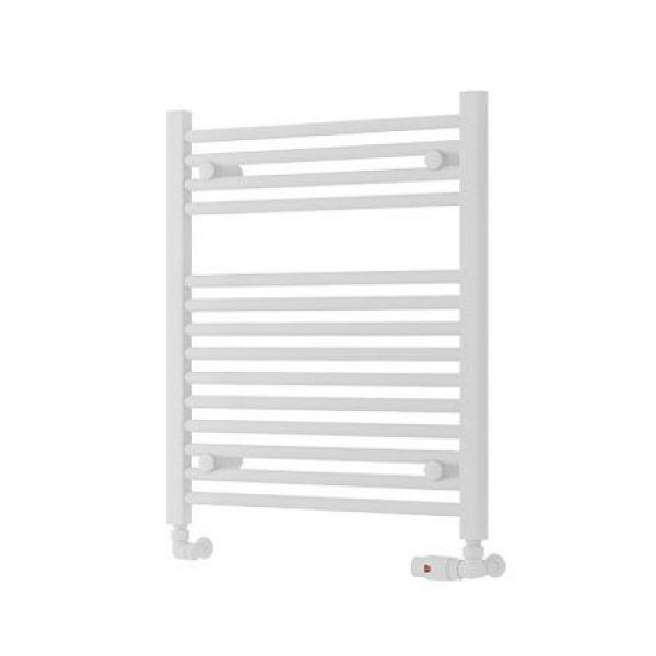 Eastbrook Biava Multirail Hidden Vent 688 x 600 Straight Matt White Towel Rail