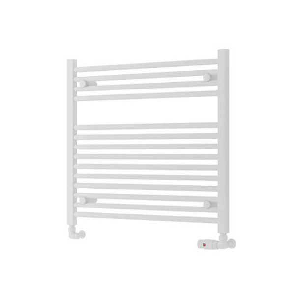 Eastbrook Biava Multirail Hidden Vent 688 x 750 Horizontal Straight Matt White Towel Rail