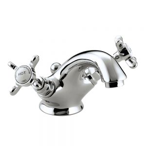 Bristan 1901 Chrome Mono Basin Mixer Tap with Pop Up Waste