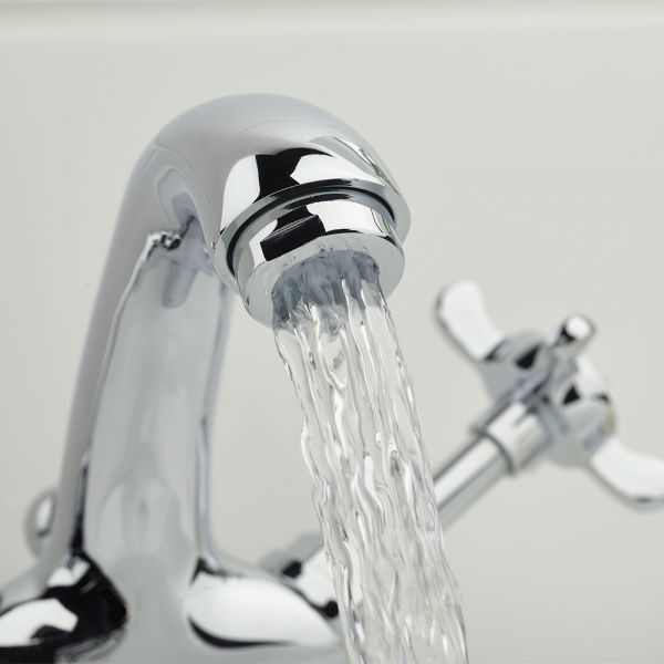 Bristan 1901 Chrome Mono Basin Mixer Tap with Pop Up Waste #5