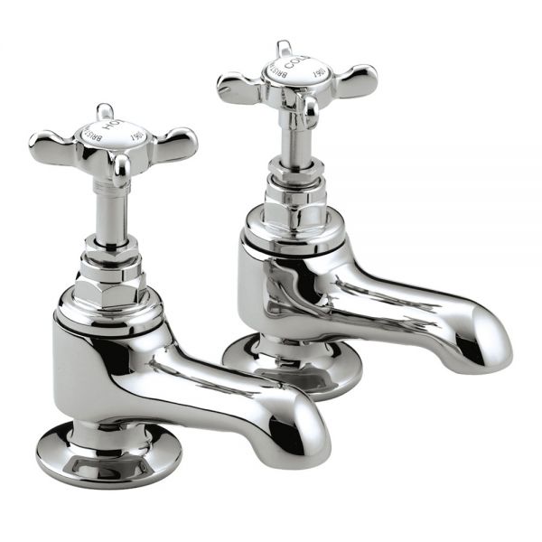 Bristan 1901 Chrome Bath Pillar Taps