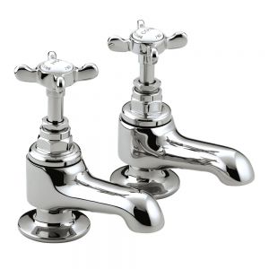 Bristan 1901 Chrome Bath Pillar Taps