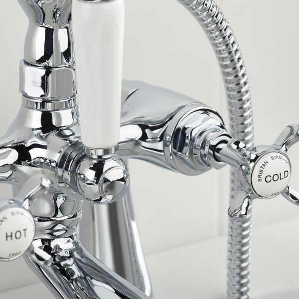 Bristan 1901 Chrome Bath Shower Mixer Tap #3