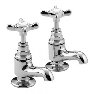 Bristan 1901 Vanity Chrome Basin Pillar Taps