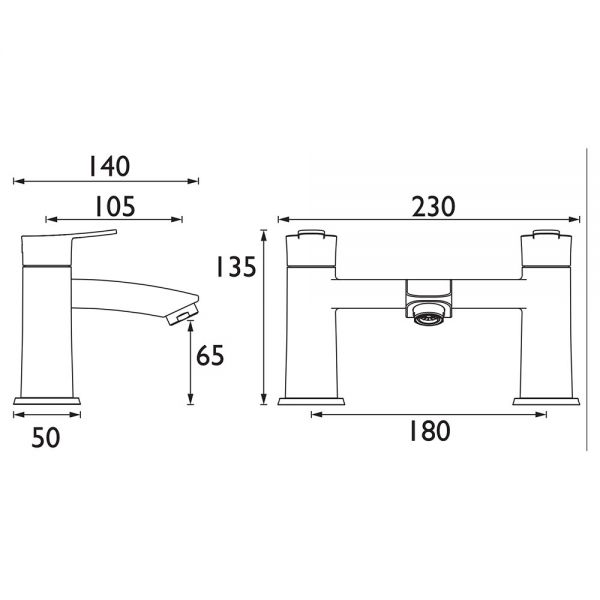 Bristan Appeal Black Bath Filler Tap #2