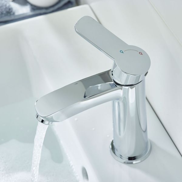 Bristan Appeal Eco Start Chrome Mono Basin Mixer Tap with Clicker Waste #4