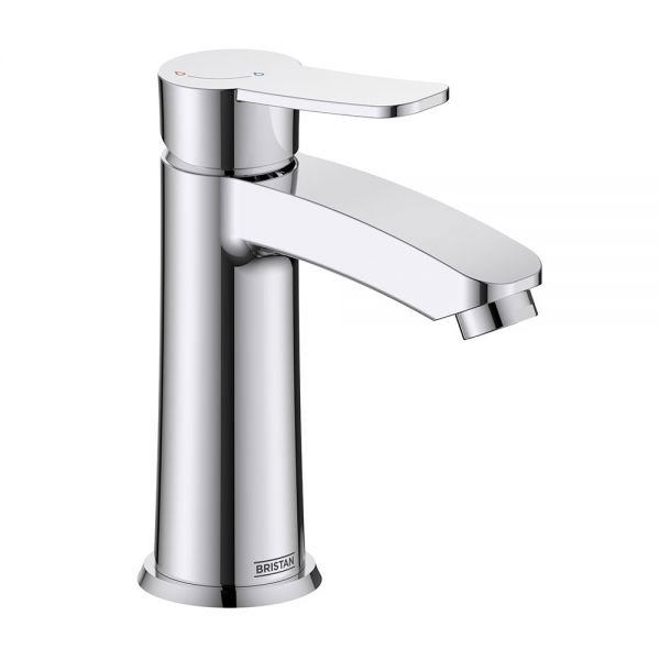Bristan Appeal Eco Start Chrome Mono Basin Mixer Tap with Clicker Waste