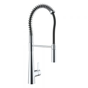 Bristan Axia Chrome Mono Kitchen Mixer Tap with Pull Down Hose and Eco Start