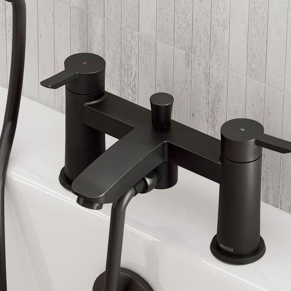Bristan Apelo Black Bath Shower Mixer Tap #3