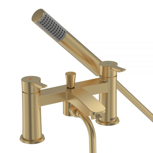 Bristan Apelo Brushed Brass Bath Shower Mixer Tap