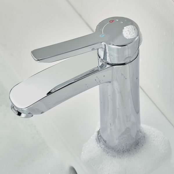 Bristan Apelo Eco Start Chrome Mono Basin Mixer Tap with Clicker Waste #3