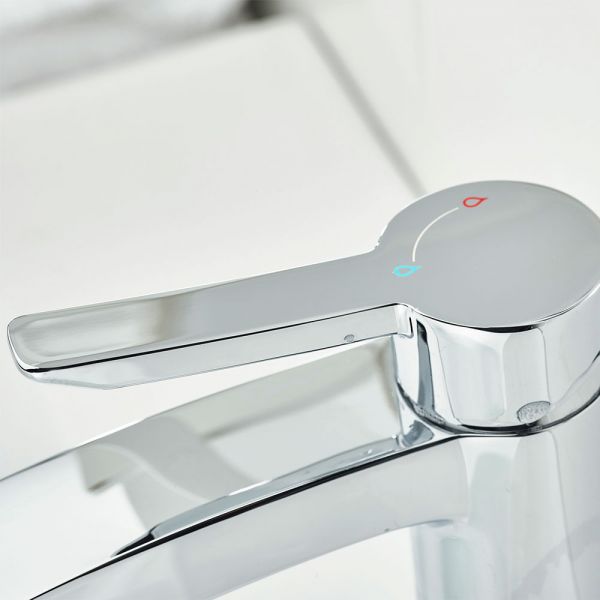 Bristan Apelo Eco Start Chrome Mono Basin Mixer Tap with Clicker Waste #5