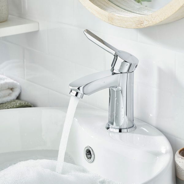 Bristan Apelo Eco Start Chrome Mini Basin Mixer Tap with Clicker Waste #4