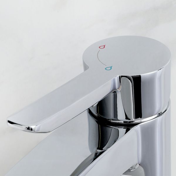 Bristan Apelo Eco Start Chrome Tall Basin Mixer Tap with Clicker Waste #6