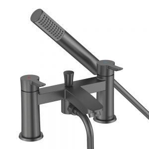 Bristan Apelo Gunmetal Bath Shower Mixer Tap