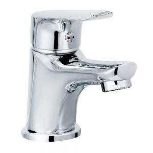 Bristan Aster Chrome Mono Basin Mixer Tap with Clicker Waste