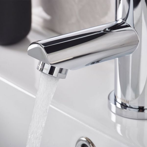 Bristan Blitz Chrome Mono Basin Mixer Tap with Clicker Waste #3