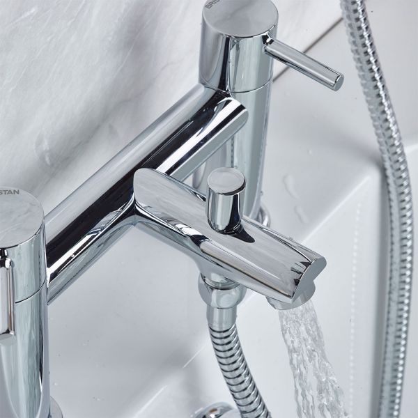 Bristan Clio Chrome Bath Shower Mixer Tap #3
