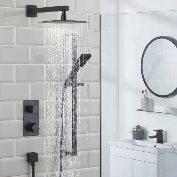 Bristan Cobalt Black Two Outlet Shower Pack #3