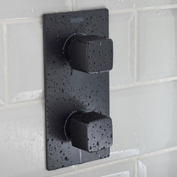 Bristan Cobalt Black Two Outlet Shower Pack #4