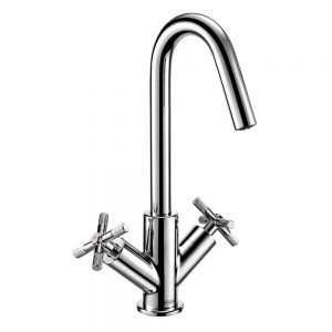 Bristan Cruzar Chrome Mono Basin Mixer Tap with Clicker Waste