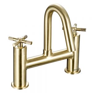 Bristan Cruzar Brushed Brass Bath Filler Tap