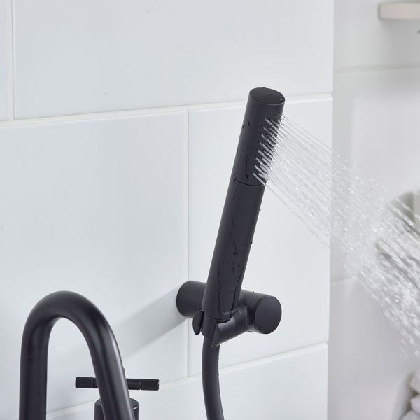 Bristan Cruzar Black Bath Shower Mixer Tap #3