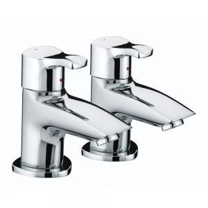 Bristan Capri Chrome Bath Pillar Taps