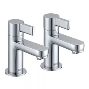 Bristan Clio Chrome Basin Pillar Taps