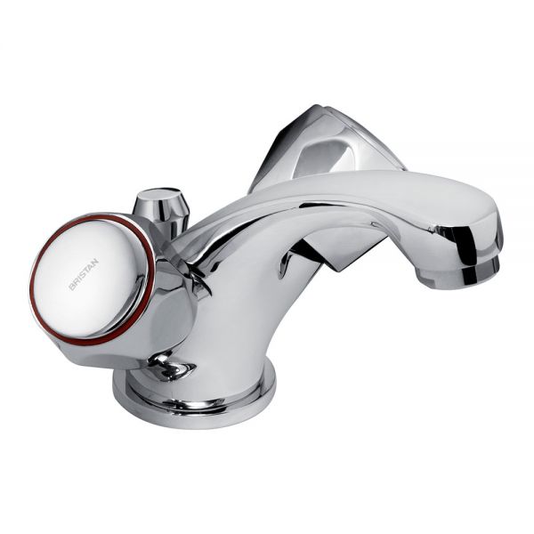 Bristan Club Chrome Mono Basin Mixer Tap with Pop Up Waste