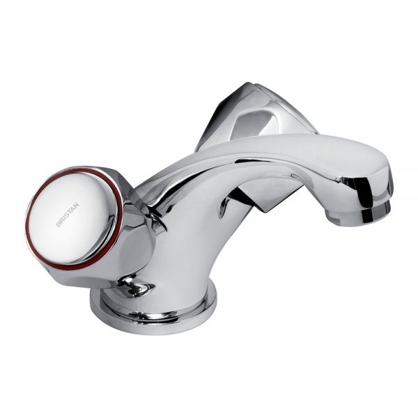 Bristan Club Chrome Mono Basin Mixer Tap with Plug and Chain Waste