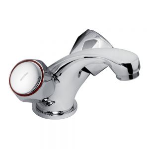 Bristan Club Chrome Mono Basin Mixer Tap with Plug and Chain Waste