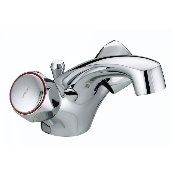 Bristan Club Chrome Dual Flow Mono Basin Mixer Tap with Pop Up Waste