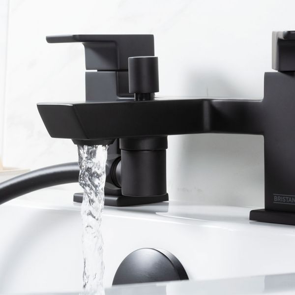 Bristan Cobalt Black Bath Shower Mixer Tap #3