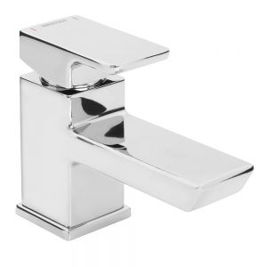 Bristan Cobalt Chrome Mono Basin Mixer Tap with Clicker Waste
