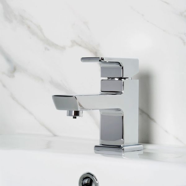 Bristan Cobalt Chrome Mini Basin Mixer Tap #3