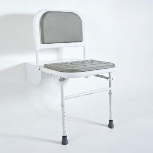 Bristan DocM White Shower Seat with Legs DOCM SEAT W