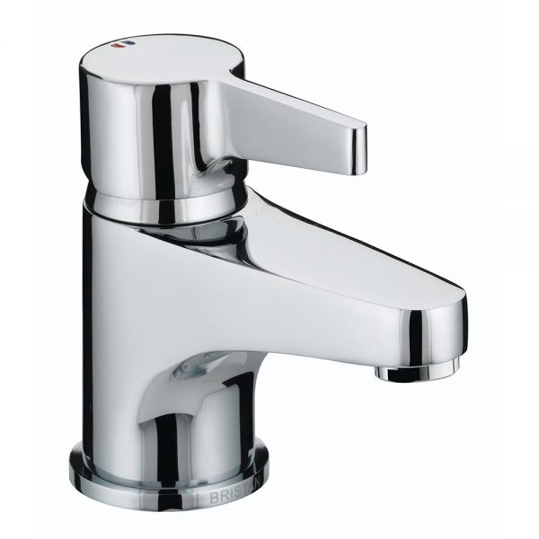 Bristan Design Utility Lever Chrome Mono Basin Mixer Tap With Clicker Waste