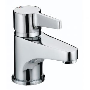 Bristan Design Utility Lever Chrome Mono Basin Mixer Tap With Clicker Waste