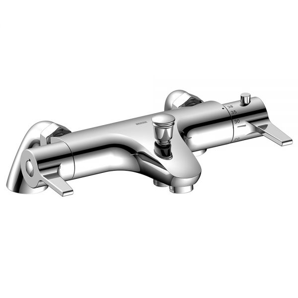 Bristan Design Utility Lever TMV2 Chrome Thermostatic Bath Shower Mixer Tap