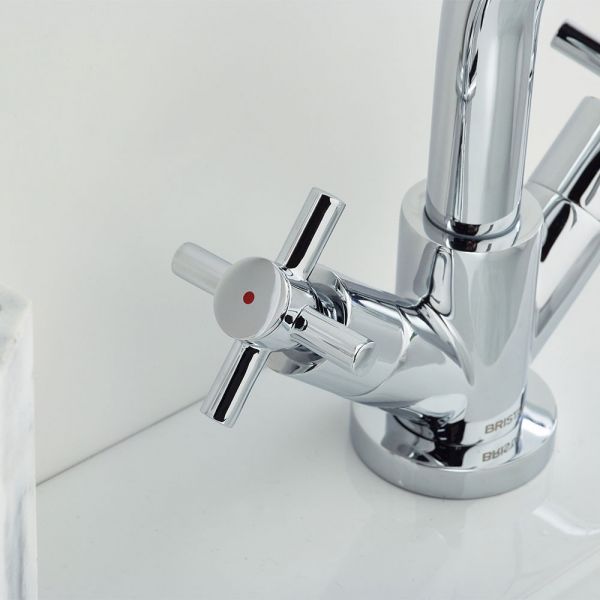 Bristan Decade Chrome Mono Basin Mixer Tap with Clicker Waste #4