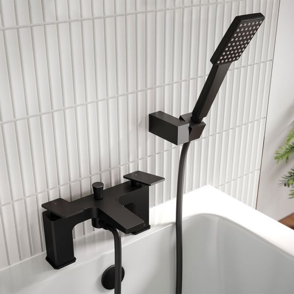 Bristan Delgado Black Bath Shower Mixer Tap #3