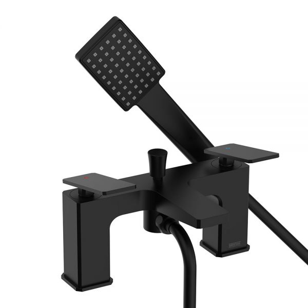 Bristan Delgado Black Bath Shower Mixer Tap