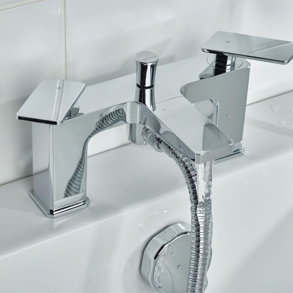 Bristan Delgado Chrome Bath Shower Mixer Tap #4