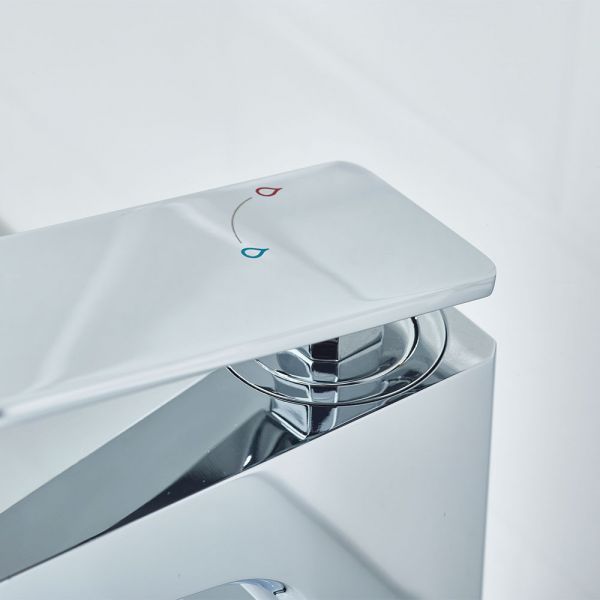 Bristan Delgado Eco Start Chrome Mono Basin Mixer Tap with Clicker Waste #4