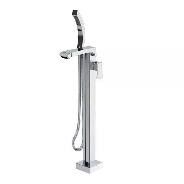 Bristan Descent Chrome Floor Standing Bath Shower Mixer Tap