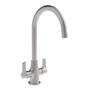 Bristan Echo Brushed Nickel Easyfit Mono Kitchen Mixer Tap EC SNK EF BN