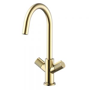 Bristan Fern Brushed Brass Easyfit  Mono Kitchen Mixer Tap