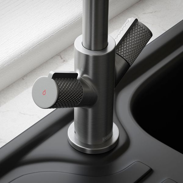 Bristan Fern Gunmetal Easyfit  Mono Kitchen Mixer Tap #5